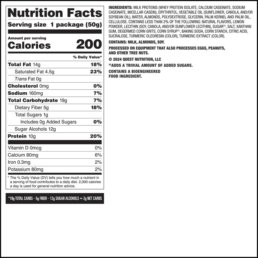 Quest Nutrition Frosted Protein Cookies Twin Pack,  1g Sugar, 10g Protein, 1g Net Carbs, Gluten Free, 16 Cookies